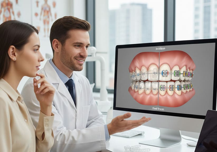 cosa scegliere tra apparecchio fisso e invisalign