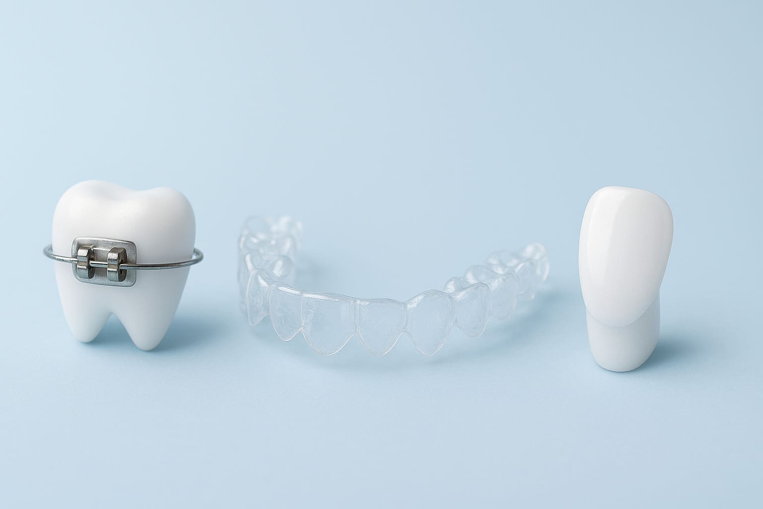 invisalign vs apparecchi fissi e faccette: confronto dei costi