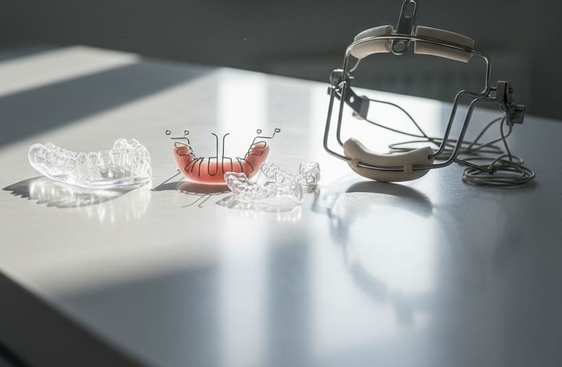 esempi di apparecchi per mandibola