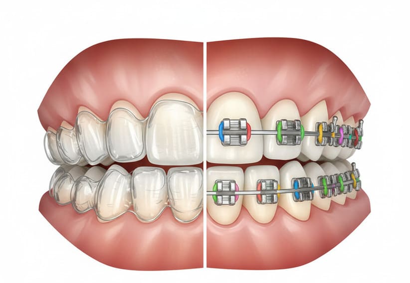 invisalign o apparecchio fisso