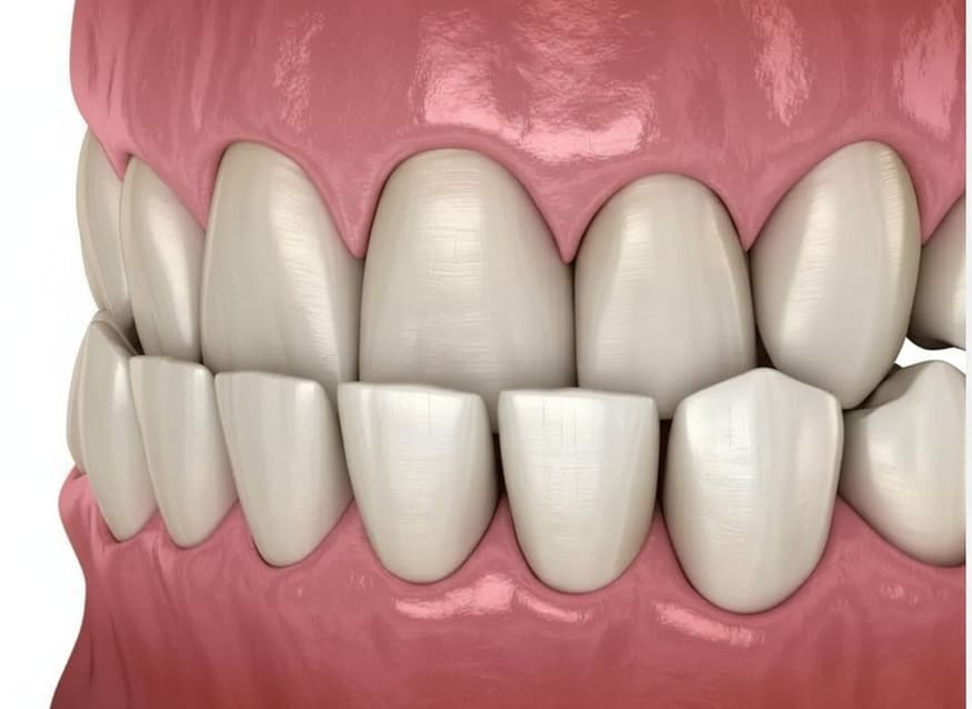 malocclusione di terza classe o morso inverso