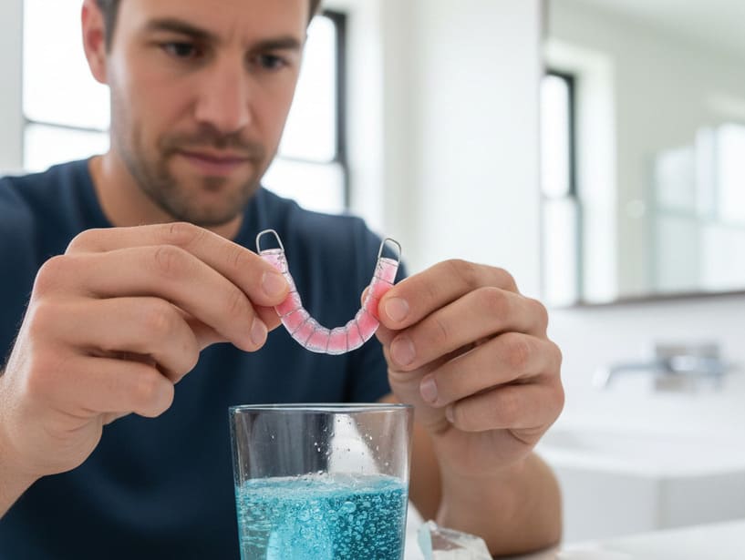 pulizia placca di Hawley